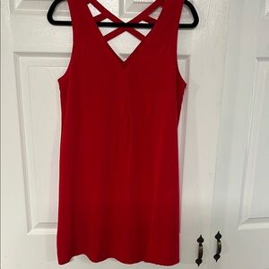 Size M Naked Zebra Red Sleeveless Dress